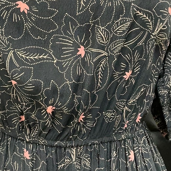 NWT LoveStitch dress Maxi Love Stitch bohemian rayon tiered elastic waist S - Picture 6 of 14